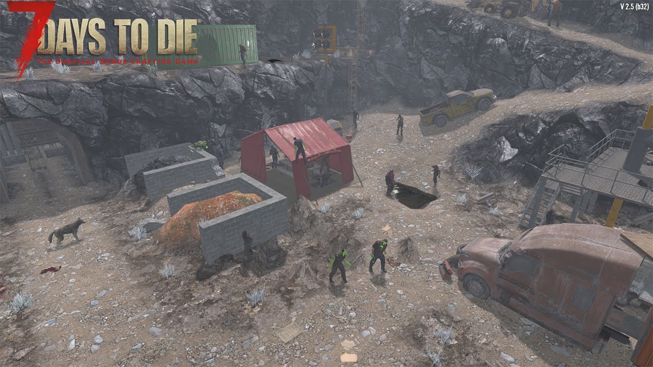 7 days to die 2.5 est #43 - Nuestra primera tier Vl risas al comienzo, panico al final