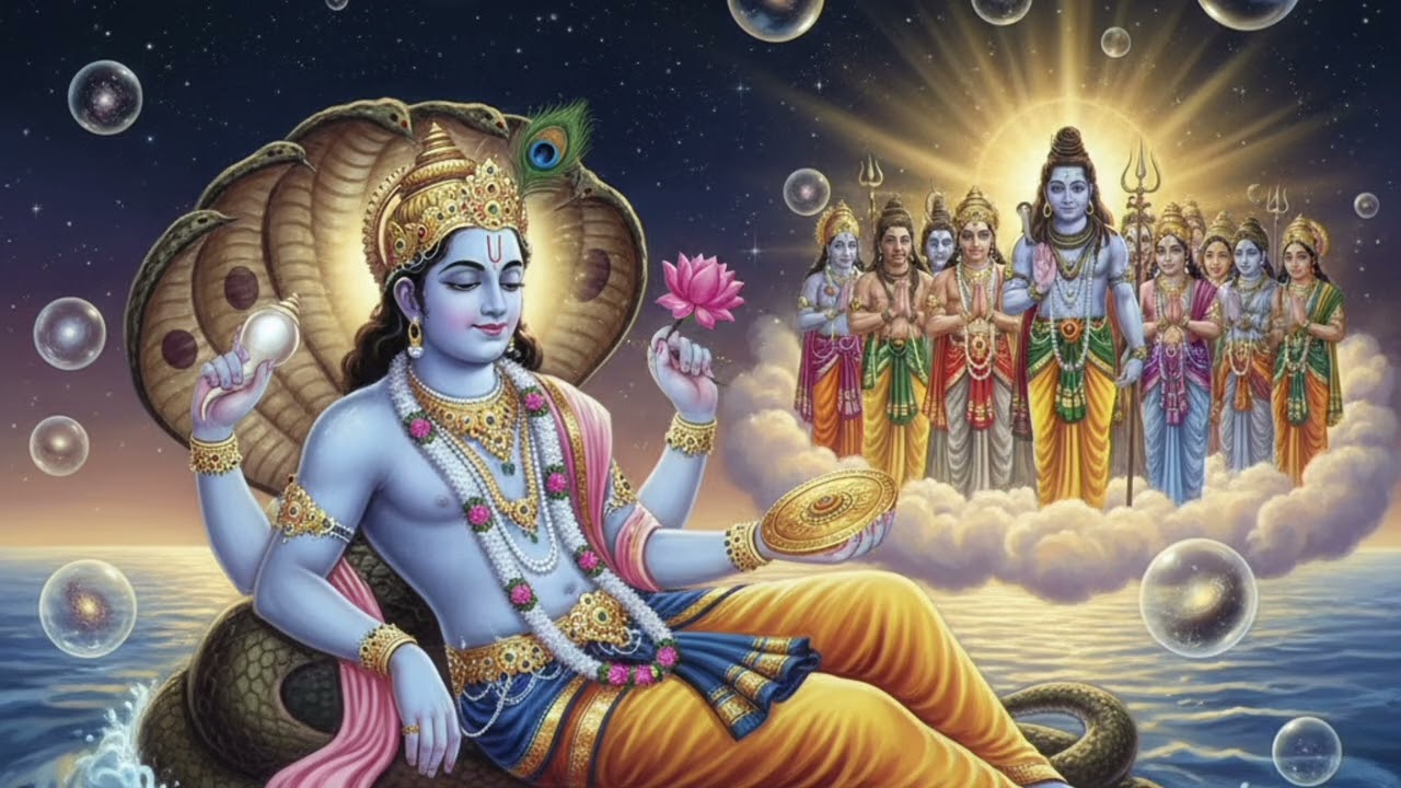 “विष्णु वंदना | सहनशीलता का सागर | Lord Vishnu Bhajan | Bhargava Bhrigu Katha | Calm & Devotional