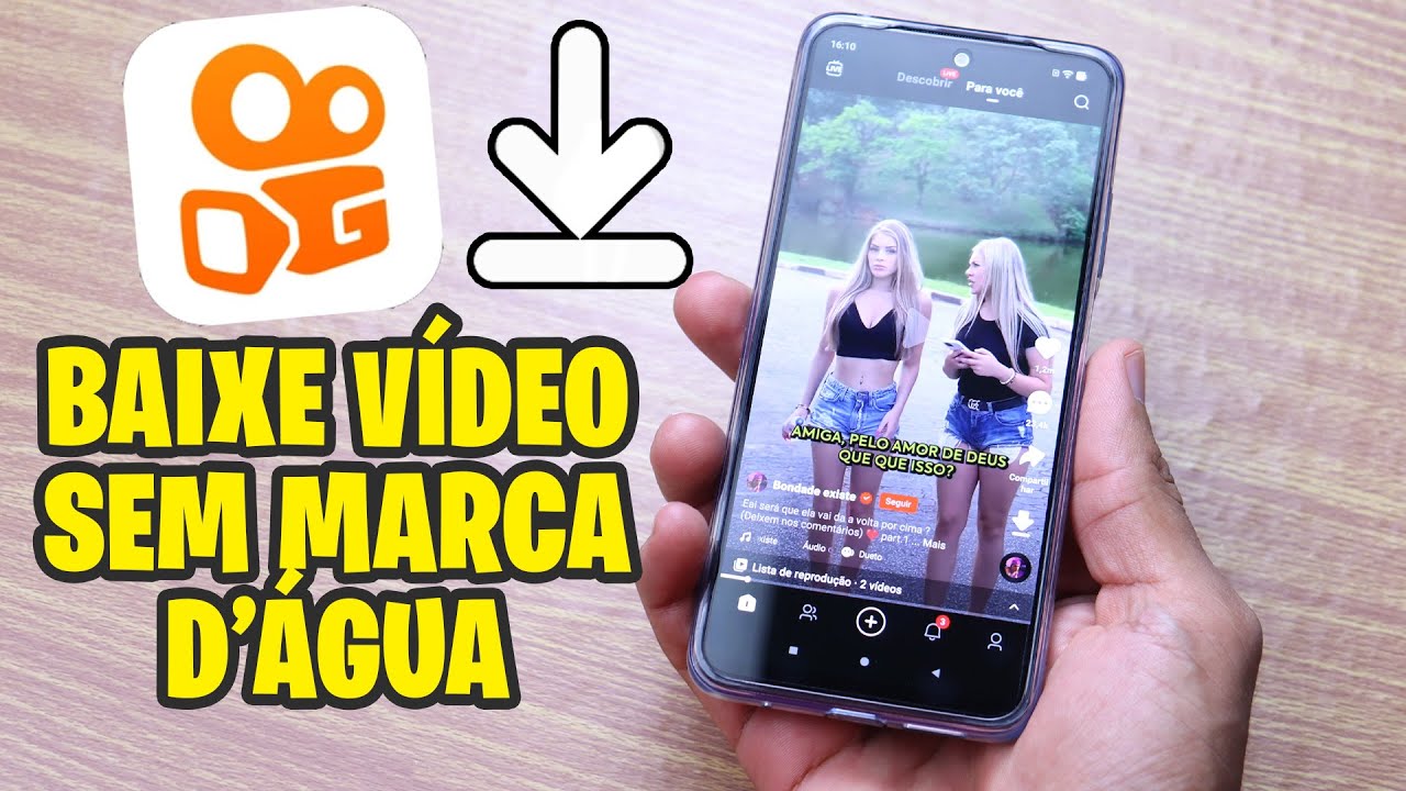 COMO BAIXAR VÍDEO DO KWAI SEM MARCA D'ÁGUA (PASSO A PASSO)