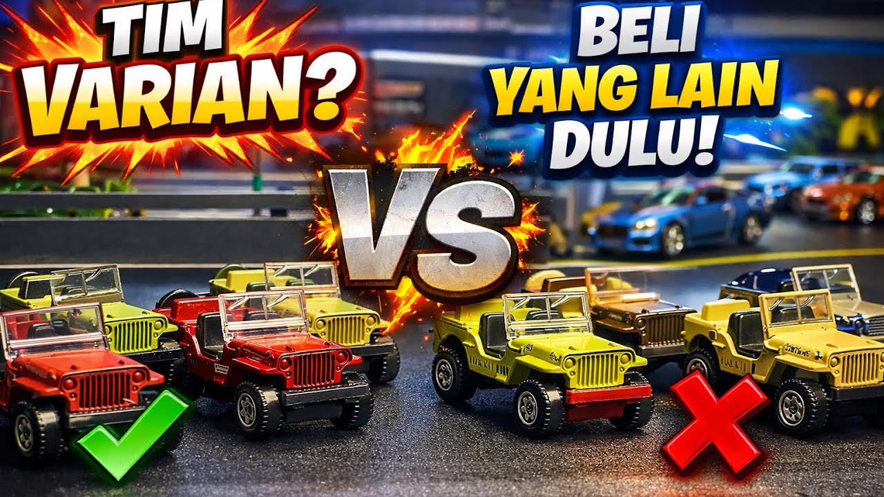 JEEP WILLYS MATCHBOX 1:64 — HARGA TERJANGKAU, VARIANNYA BIKIN KETAGIHAN