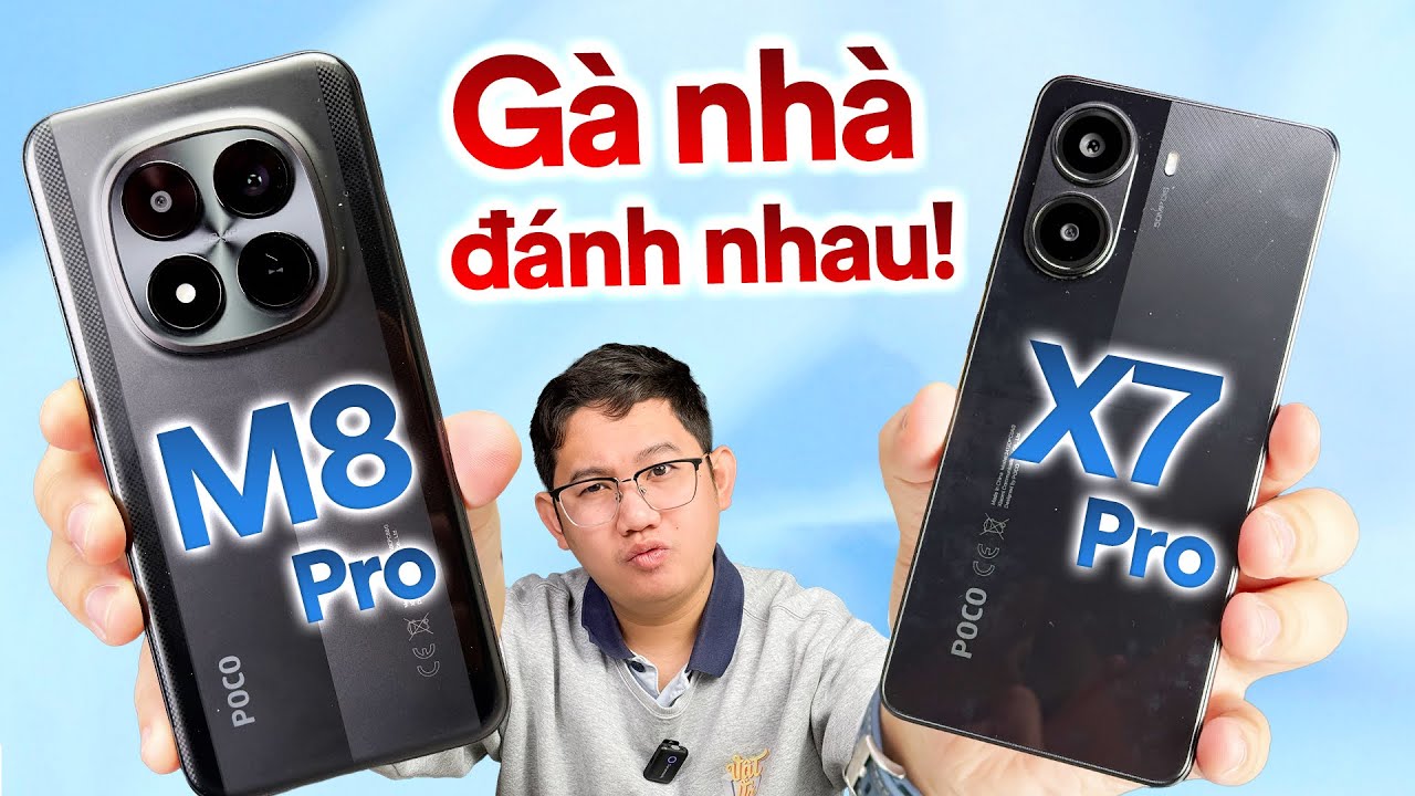8 triệu thì chọn POCO M8 Pro hay POCO X7 Pro? 