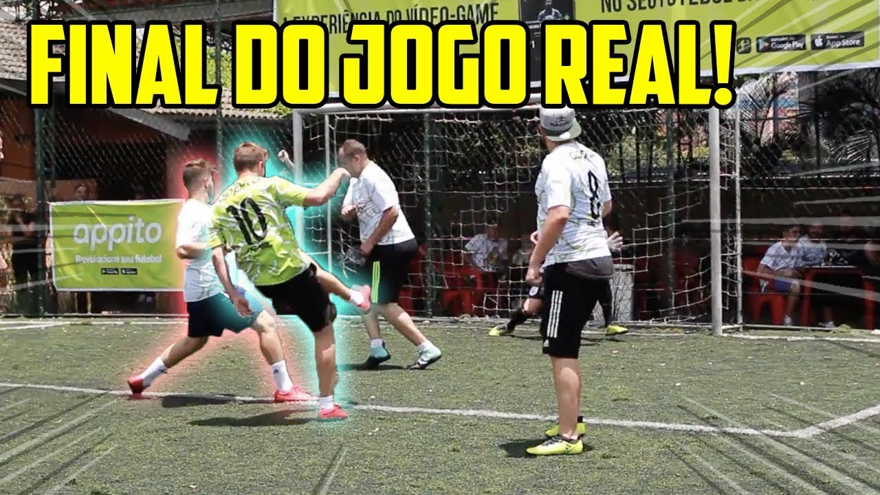 JUNINHO vs ROSSINI - JOGO REAL ( final do campeonato )