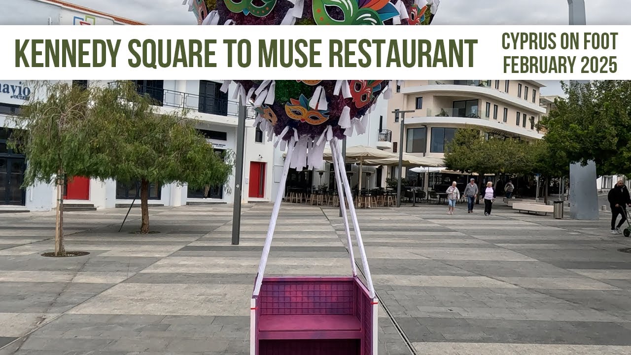 From Kennedy Square To Muse Restaurant - Paphos, Cyprus
