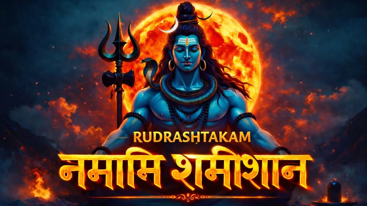 नमामि शमीशान रुद्राष्टकम् | Shiv Rudrashtakam Mantra | Powerful Shiva Stotram #namamishamishan #shiv