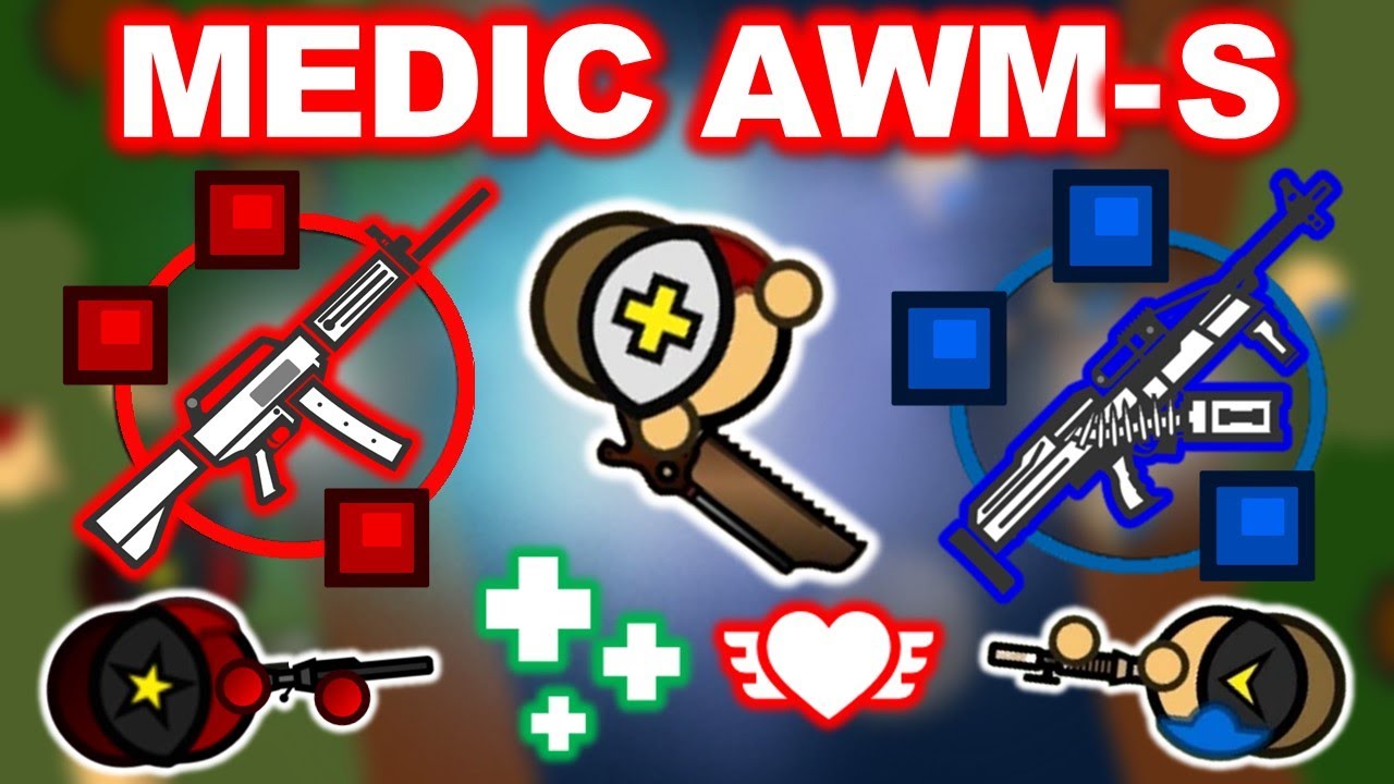 LUCKIEST 50V50 GAME! || AWM-S + MINIGUN as Medic! - Surviv.io