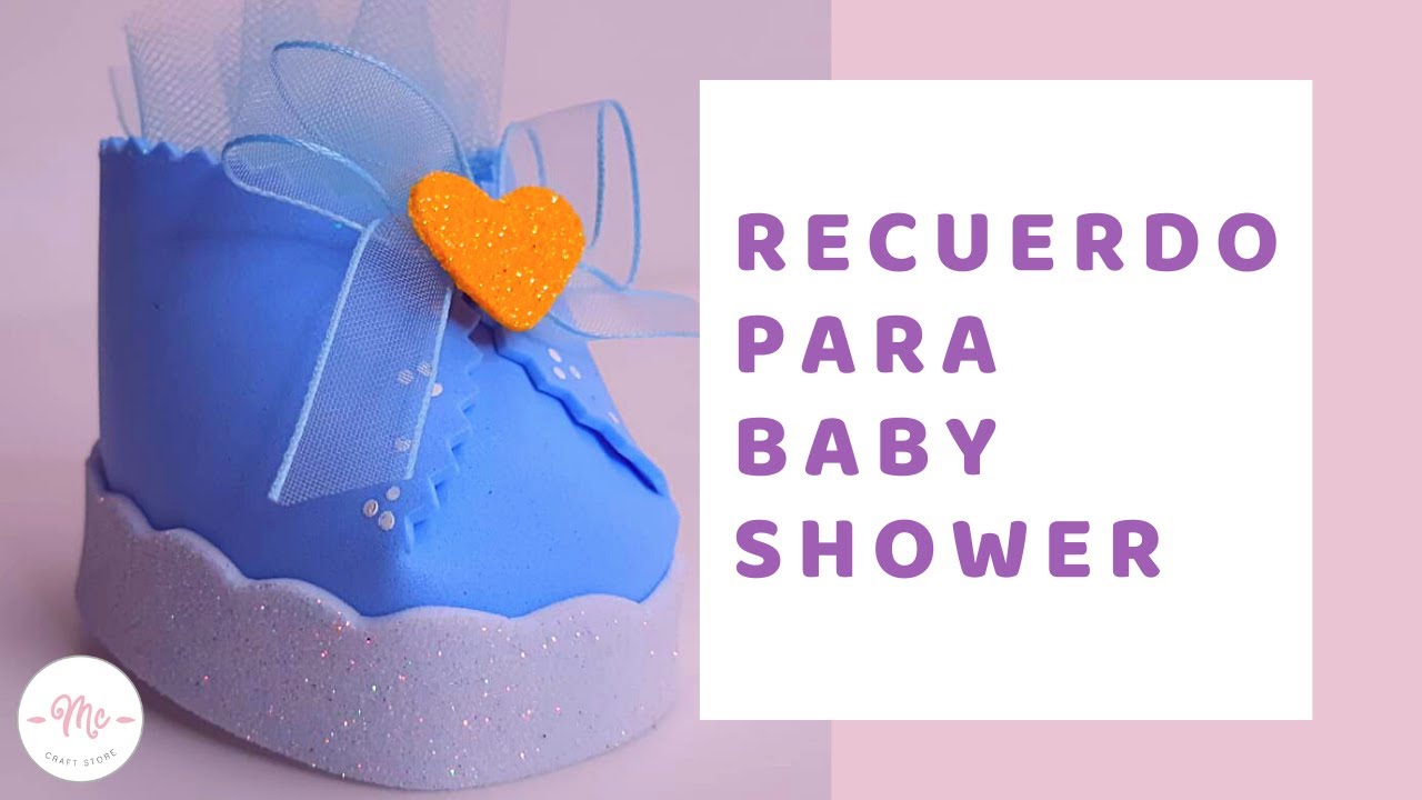 RECUERDO para BABY SHOWER ZAPATITO