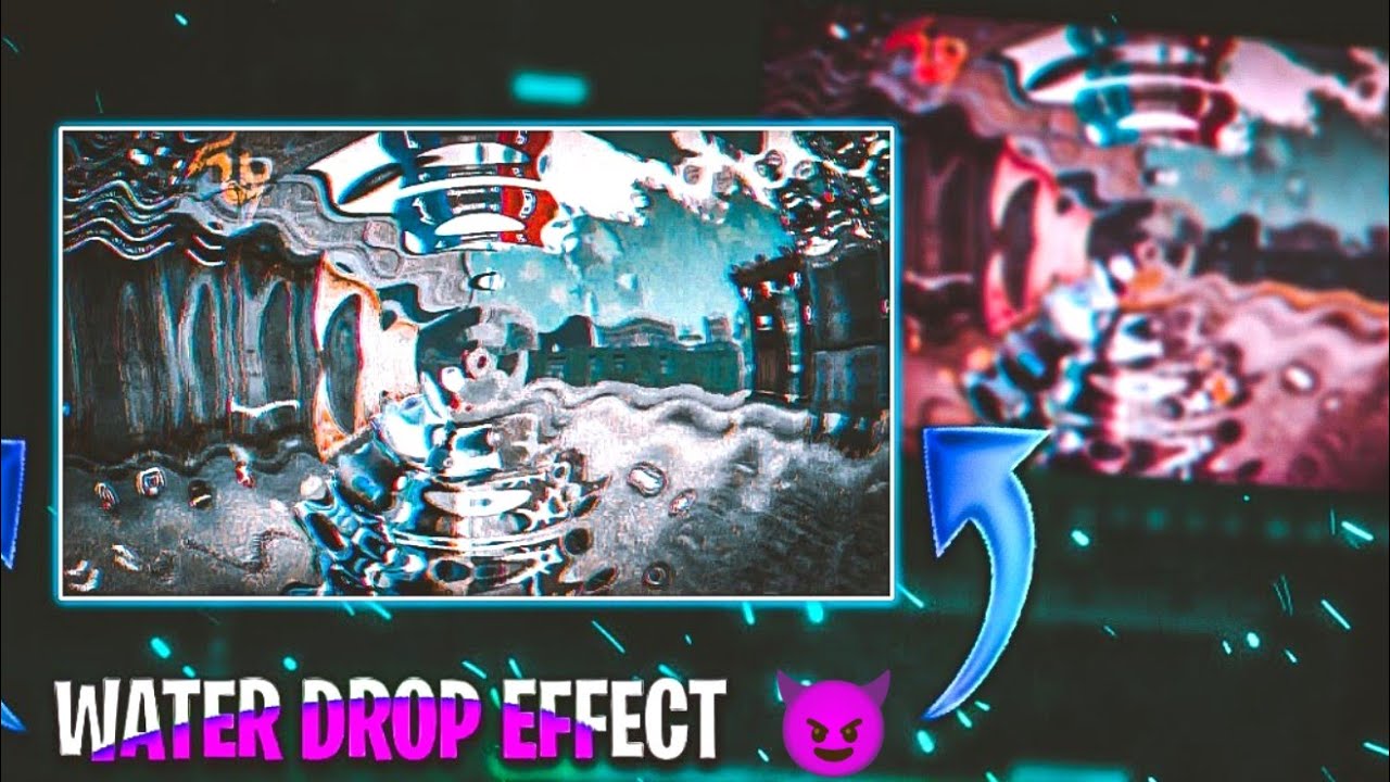 How to add water drop effect in pubg montage | Water drop effect alight motion presets |
