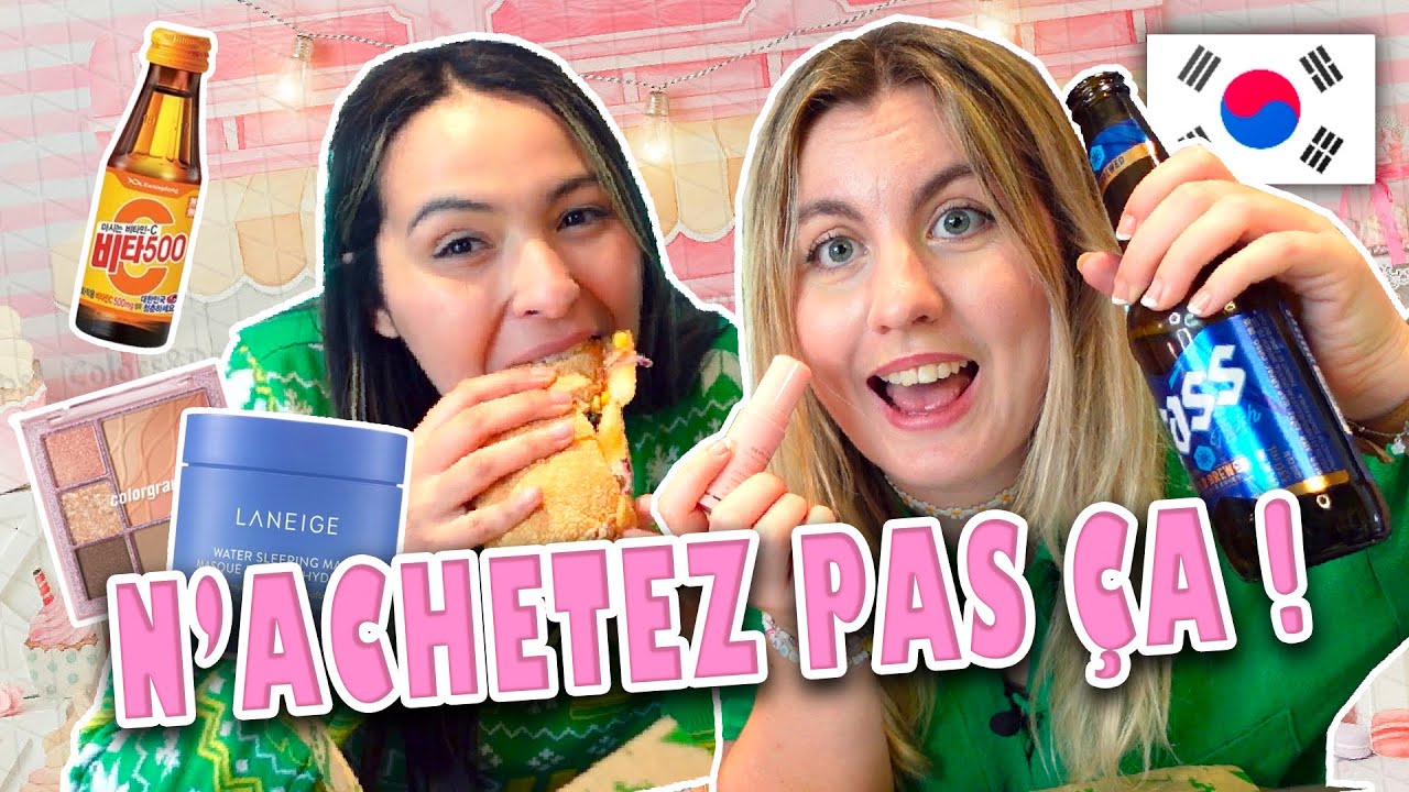 On teste les pires produits des dramas coréens (LANEIGE, Subway, Kahi, Colorgram) 🇰🇷