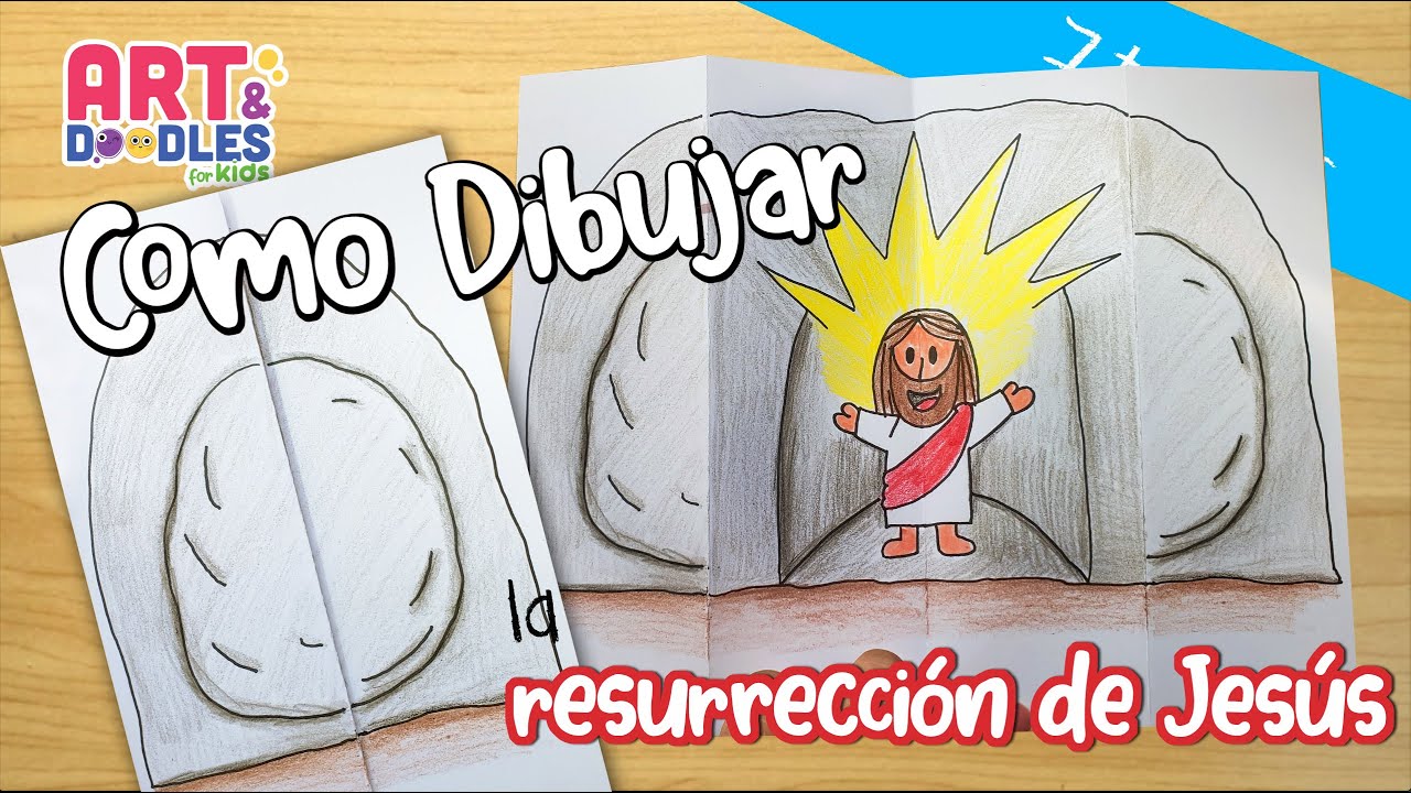 Como dibujar a Jesús paso a paso - dibujos faciles para niños