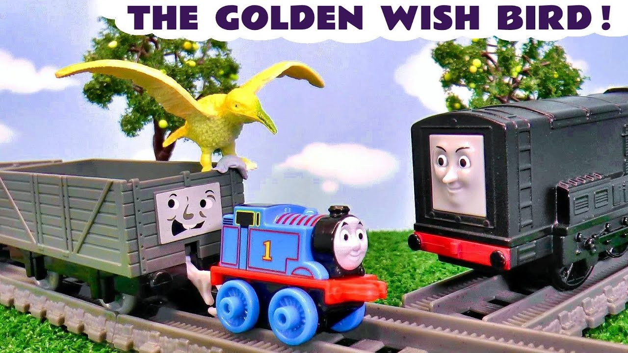 Golden Wish Bird Toy Train Story with Thomas and Diesel