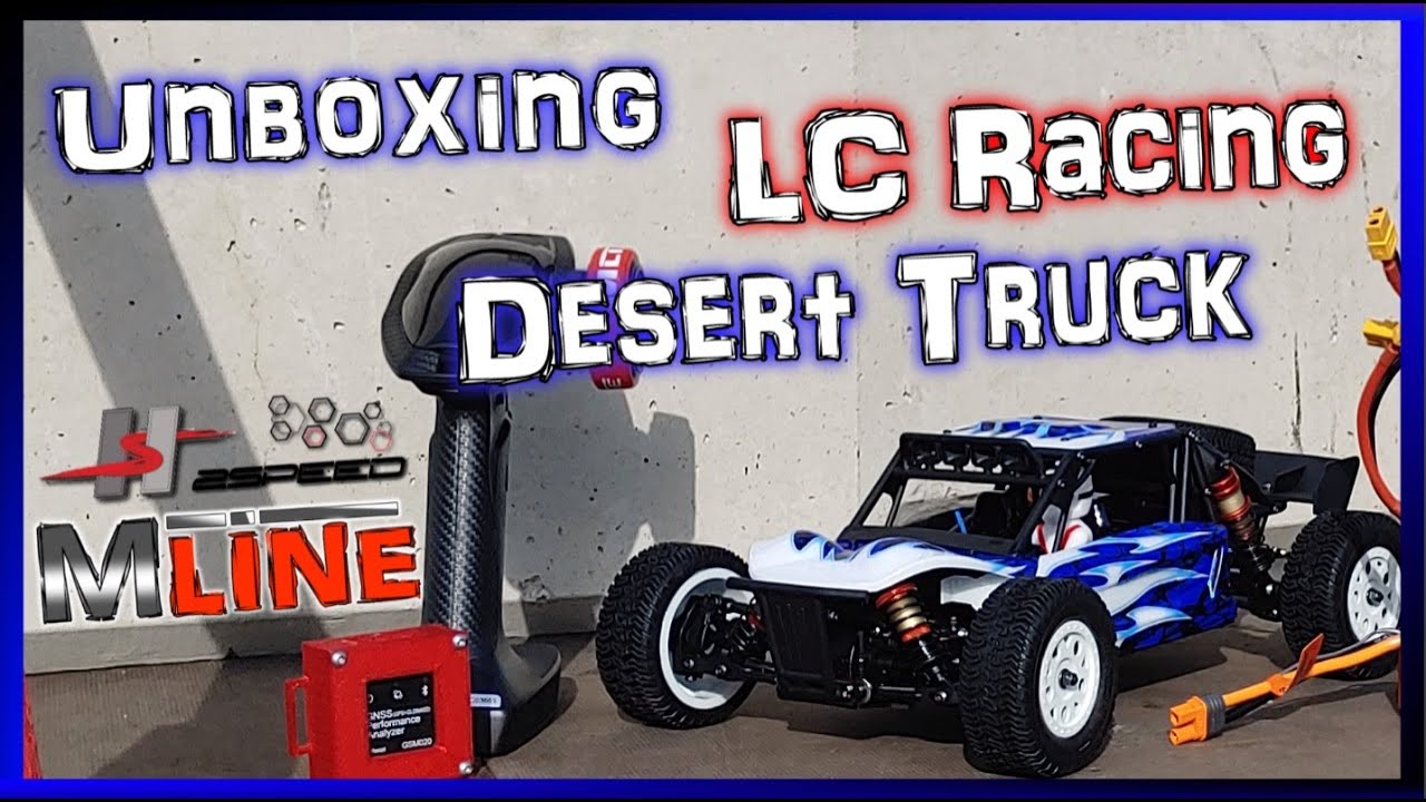 Unboxing LC Racing Desert Truck 1/14 EMB-DT Brushless 4WD | HD+ | Deutsch