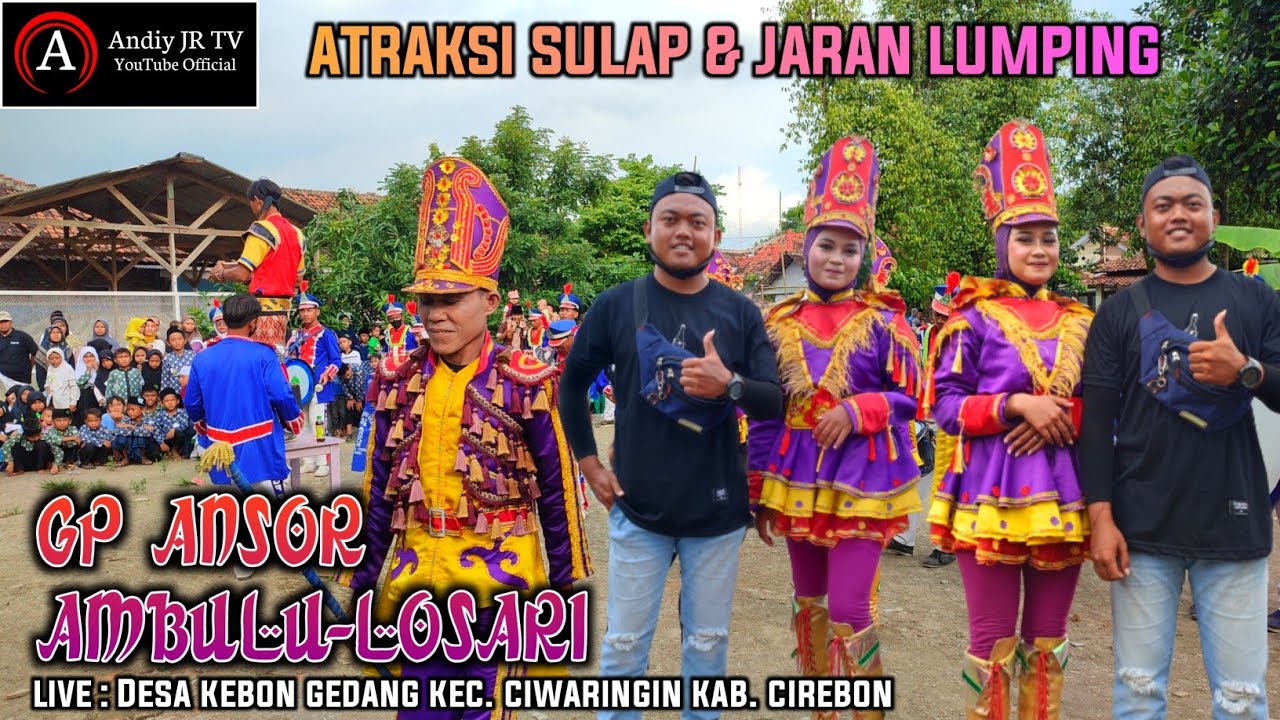 ATRAKSI KUDA LUMPING DAN SULAP DRUMBAND GP ANSOR AMBULU LOSARI | Ds kebon gedang ciwaringin 2023