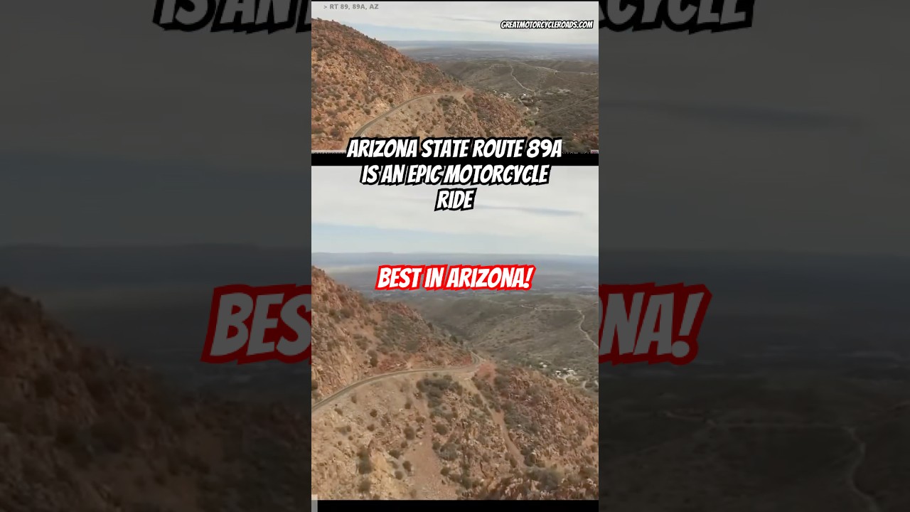Best Scenic Motorcycle Ride in Arizona! 