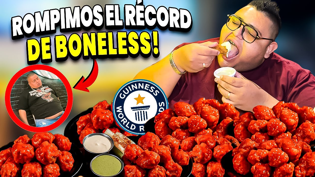 RETO extremo: TODOS los BONELESS que puedas COMER 🍗🔥