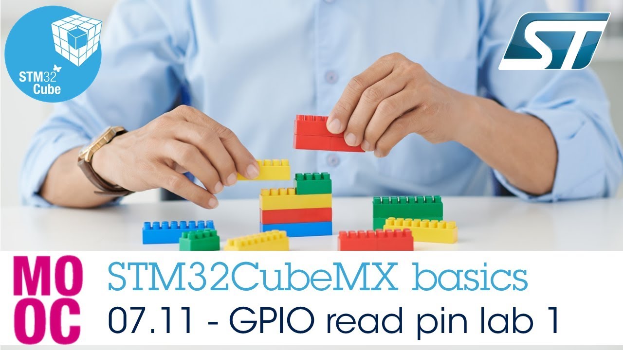 STM32CubeMX basics: 07.11 STM32Cube HAL theory GPIO - Lab GPIO2 read pin manually
