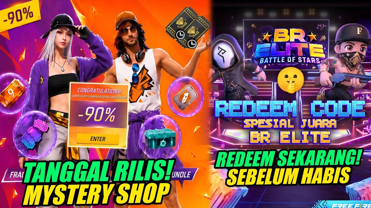 😱 TANGGAL RILIS MYSTERY SHOP JULI! SPESIAL ULTAH FF & KODE REDEEM TERBARU HARI INI - Free Fire