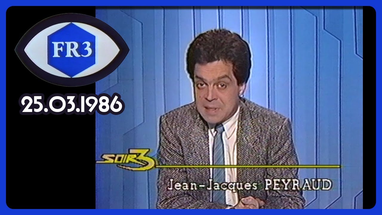 SOIR 3 + PUBLICITÉS - FR3 - 25.03.1986