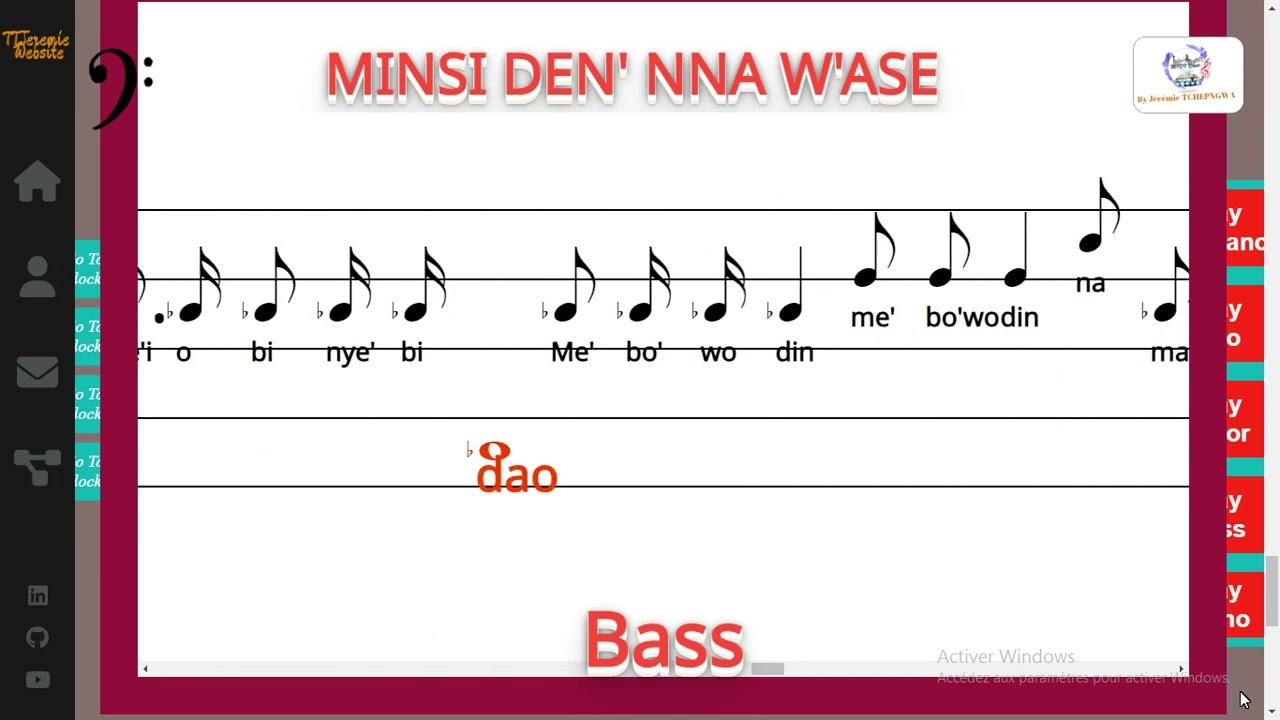 MINSI DEN' NNA W'ASE - James Varrick Armaah - Bass
