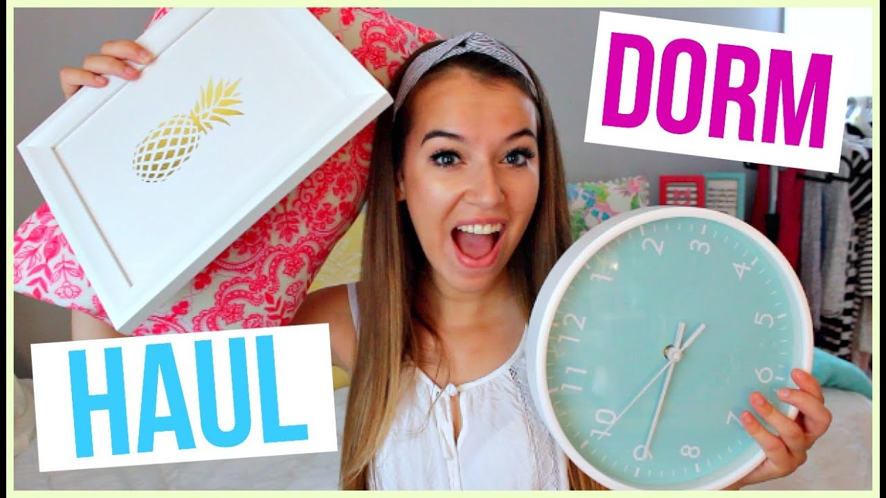 COLLEGE DORM HAUL 2016!