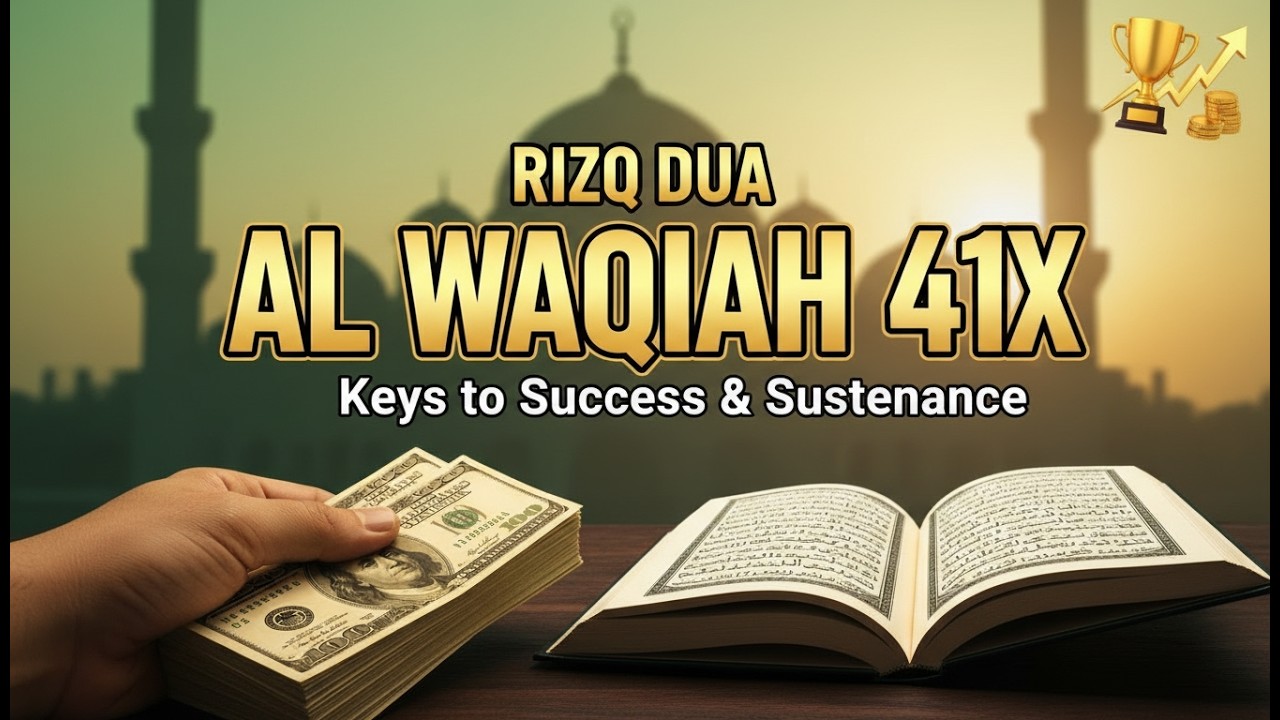Surat Al WAQIAH 7x, dengarkan hutang lunas, Rezeki datang dari berbagai arah, Bacaan Al QURAN MERDU