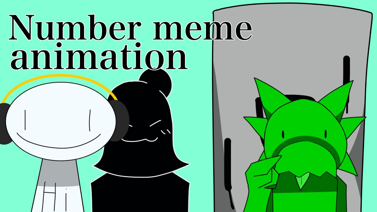 Number meme animation e