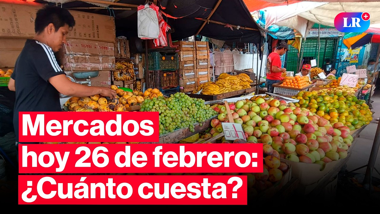 🔴¿CUÁNTO CUESTA? Precios en MERCADOS: pollo, papa y otros HOY 26 de febrero Perú | #EnVivoLR