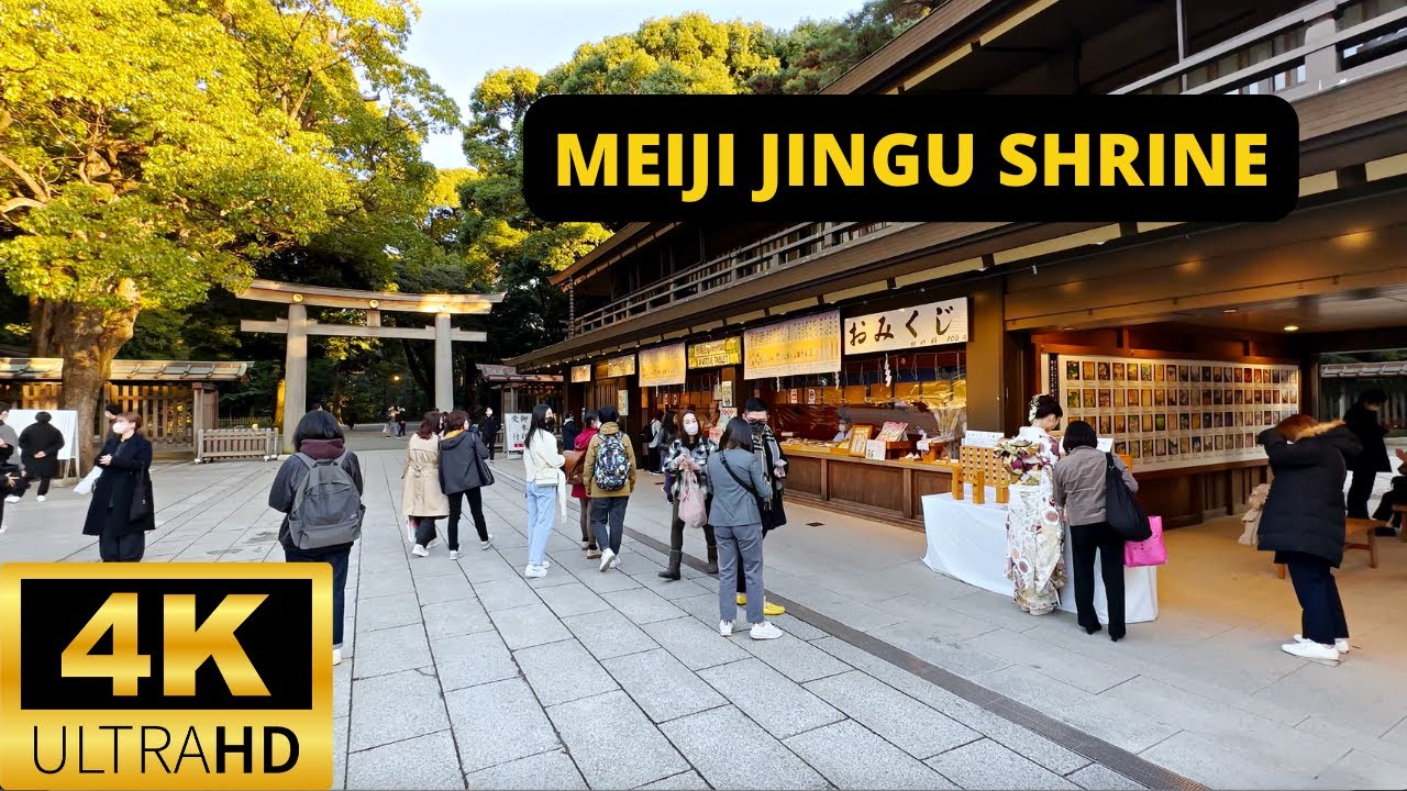 TOKYO, JAPAN 🇯🇵 [4K] MEIJI JINGU SHRINE &mdash; Walking Tour