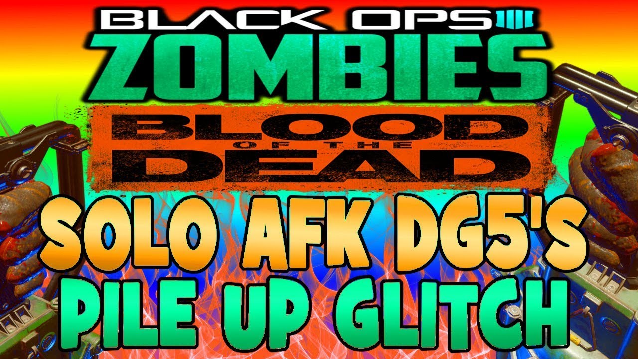BLACK OPS 4 SOLO BLOOD OF THE DEAD AFK PILE UP GLITCH (После патча 1.07) - НОВЫЕ ГЛИТЧИ В BO4
