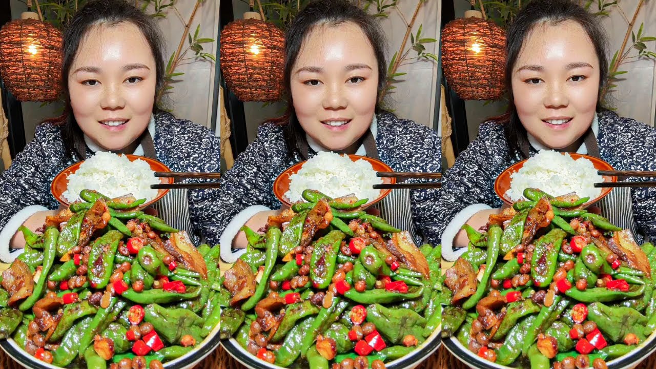 Stir-Fried Pickled Peppers with Bacon & Bean Drum — Really Delicious Eating Show