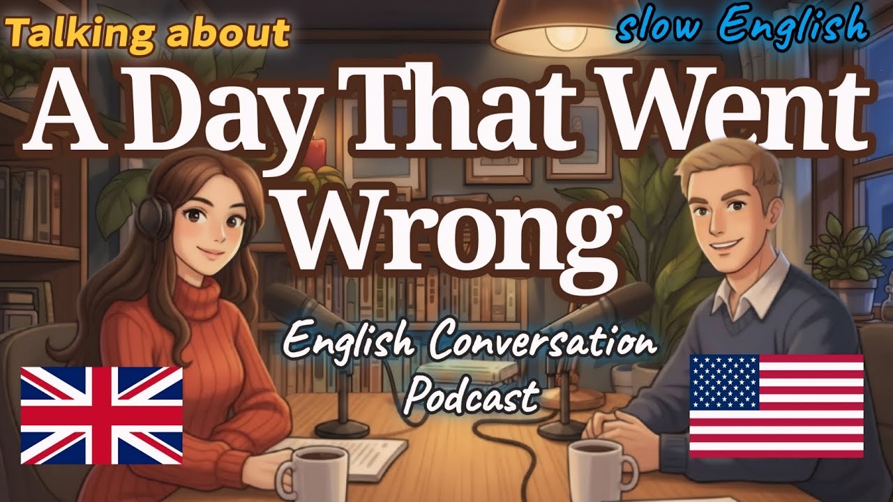 Learn English with Real-Life Conversation | Talk About a Day That Went Wrong in English 