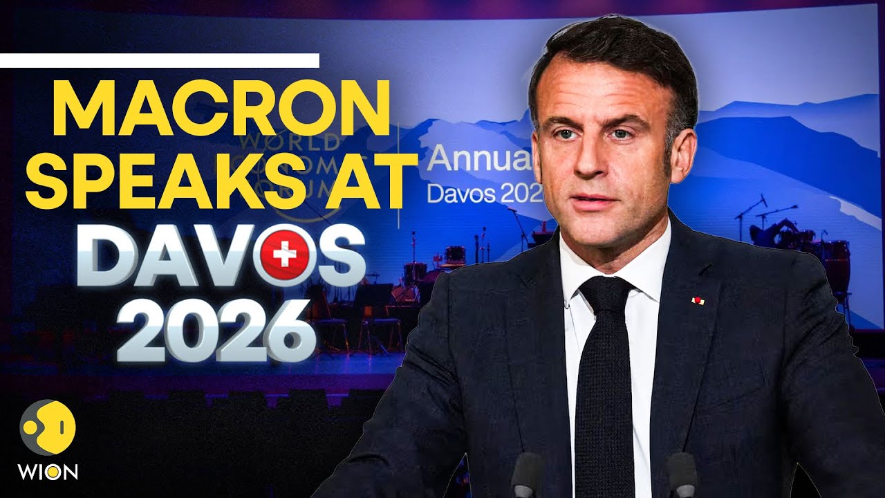 WION At Davos 2026 LIVE: French President Emmanuel Macron Addresses The 2026 World Economic Forum