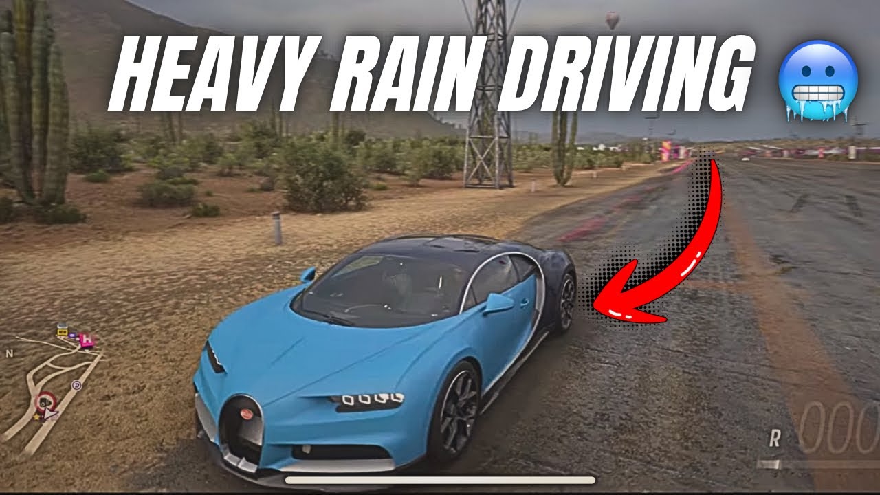 Driving my Bugatti in Rain 🥶 || Forza Horizon 5 