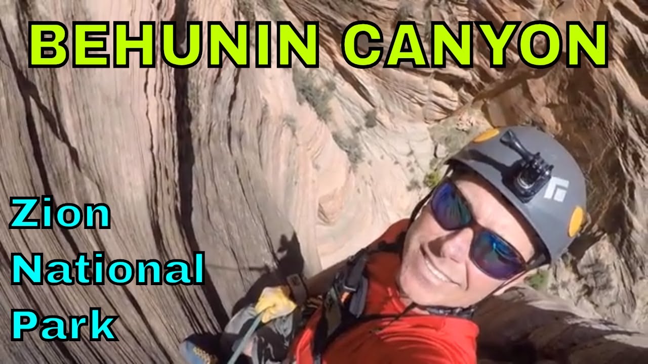 Canyoneering Behunin Canyon, Zion National Park, Utah