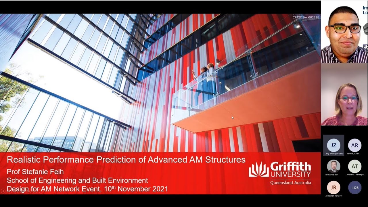 03. Realistic performance prediction of advanced AM structures. Steph Feih