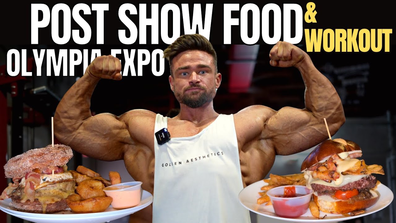 ⭕️LYMPIA EXPO 2023 | POST SHOW WORKOUT & CHEAT MEAL