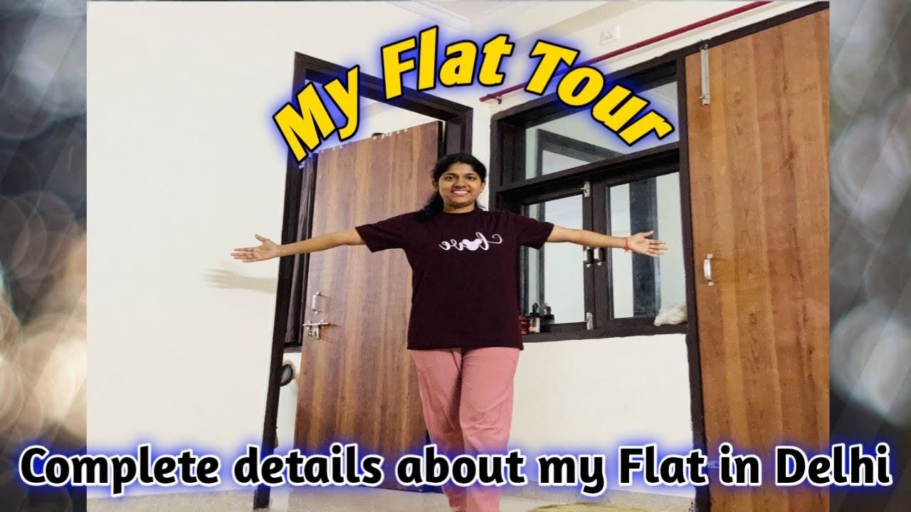 My Flat Tour 🇮🇳 Complete details about my flat in delhi #youtube