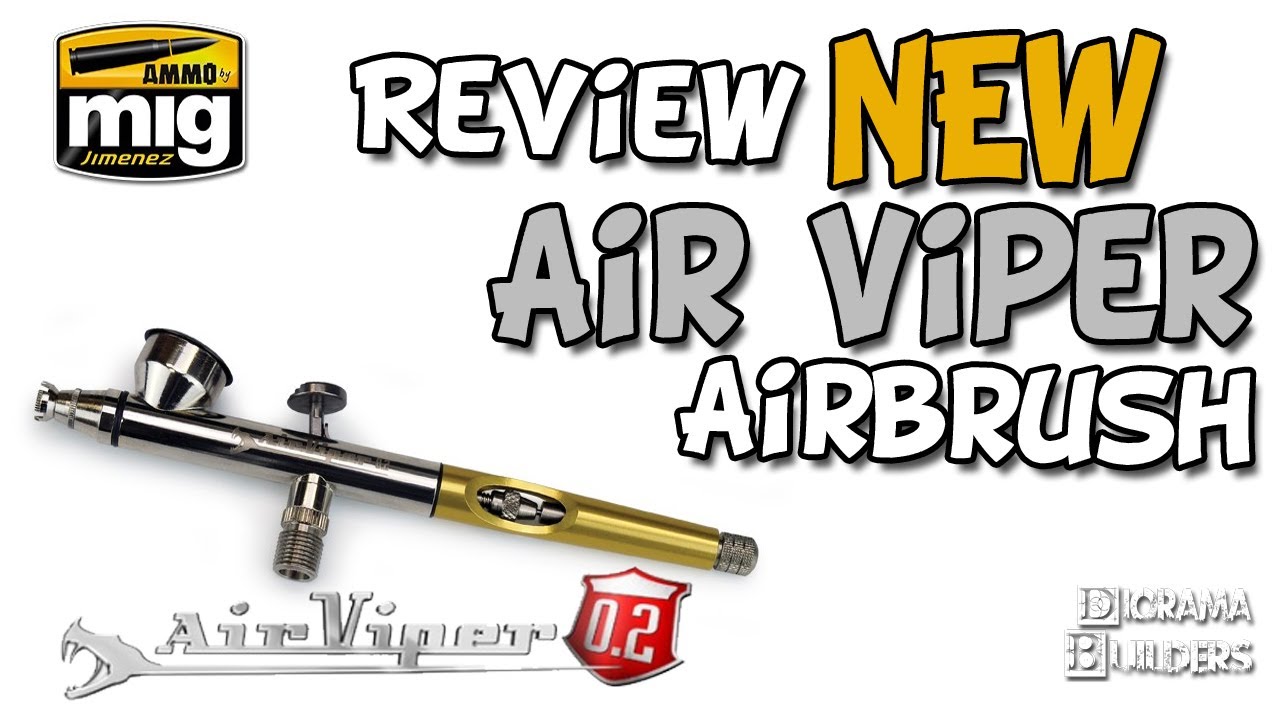 AMMO Mig AirViper new Airbrush Product Review Unboxing paint Air Viper