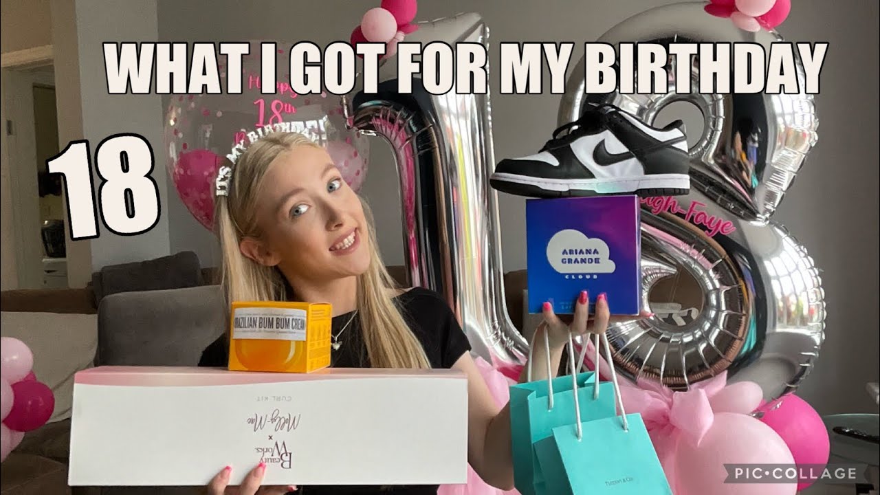 What I got for my birthday - 18th present haul 🍾💵✨