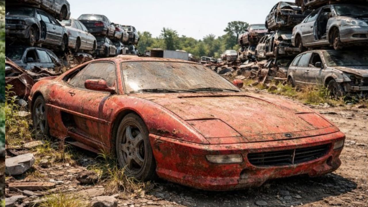 ASMR Supercar Restoration 🔧 Ferrari F355 (1999) Full Rebuild from Abandoned Condition