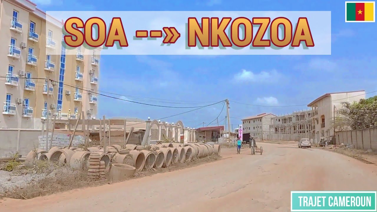 Yaoundé : État du chantier de la route reliant Soa à Nkozoa par Tsinga village  - Trajet Cameroun