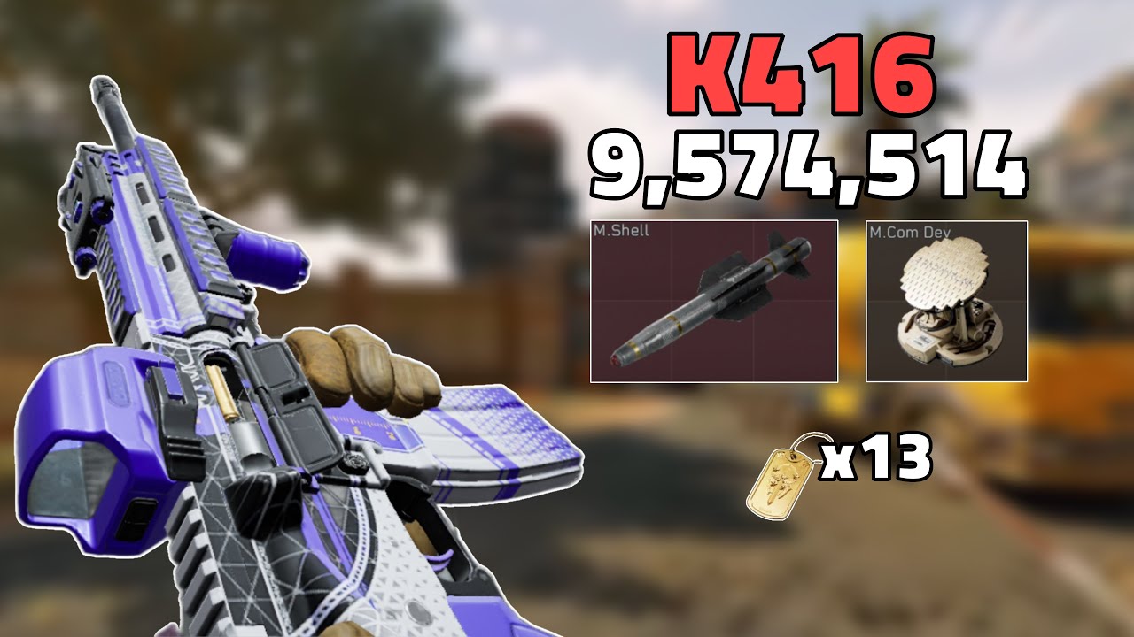 PLAYING WITH K416 ON ZERO DAM & BRAKKESH - DELTA FORCE MOBILE 