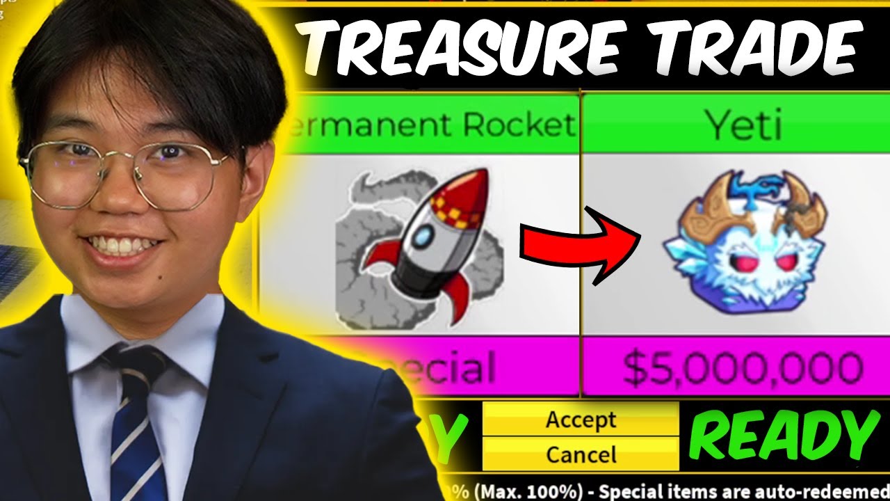 Blox Fruits - TRADING ROCKET TO YETI MYTHICAL FRUIT