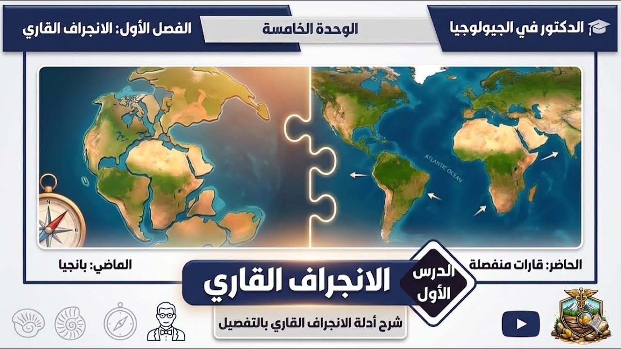 الدرس الأول: الانجراف القاري    /    جيولوجيا - الصف الحادي عشر -الفصل الثاني