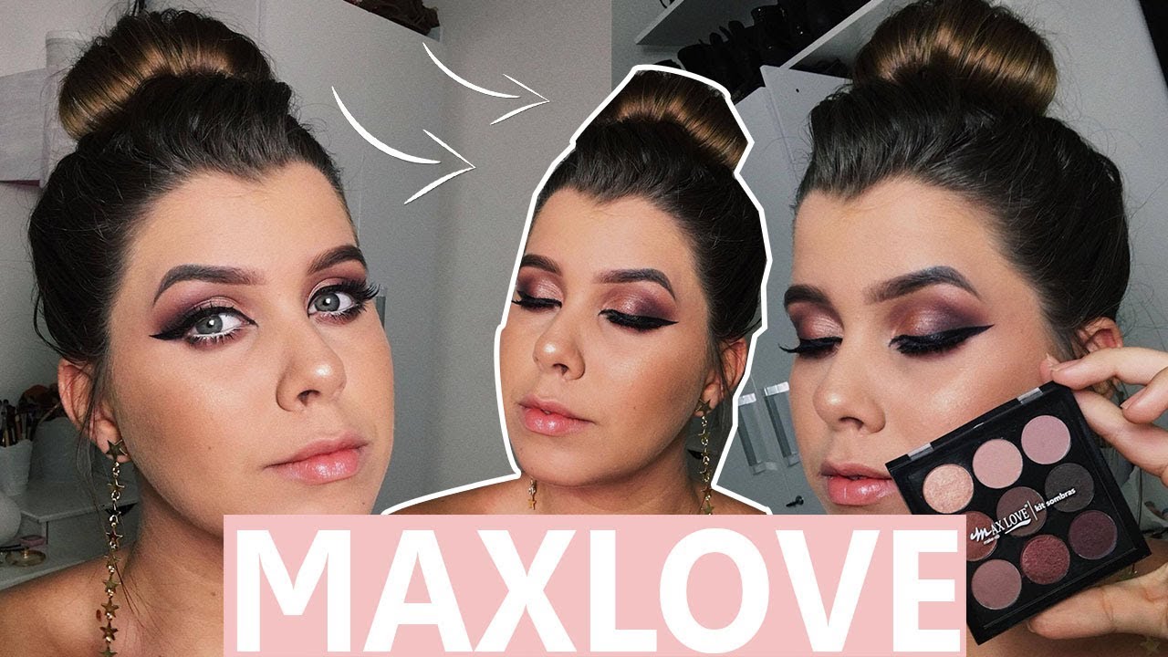 MAKE DOS OLHOS SÓ COM MAXLOVE