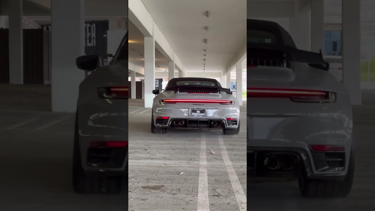 CRAZY TURBO S EXHAUST by R1 Motorsport #992 #turbo #porsche