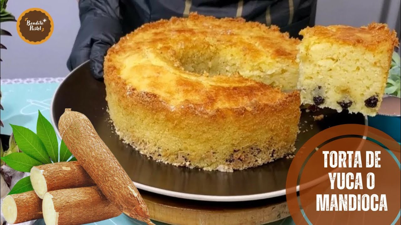 ¡TORTA SIN GLUTEN_En Licuadora!👌 De YUCA o MANDIOCA_No puedes dejar de COMER😋 _ FÁCIL.