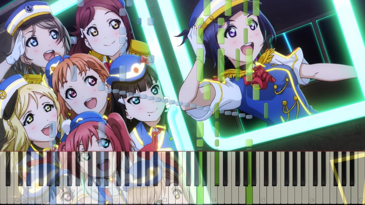【ラブライブ！サンシャイン！！】「HAPPY PARTY TRAIN」（フル）【ピアノ】