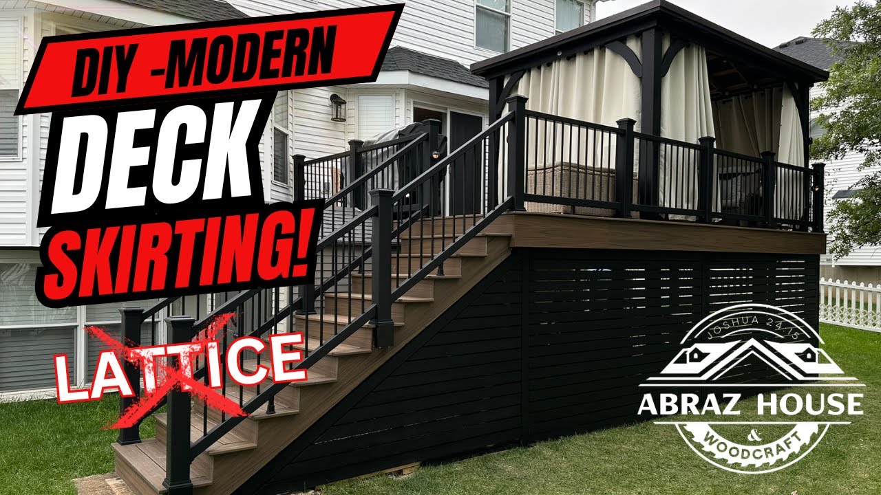 Upgrade Your Deck With Stylish DIY Skirting - Say Goodbye To Boring Lattice! #deckideas