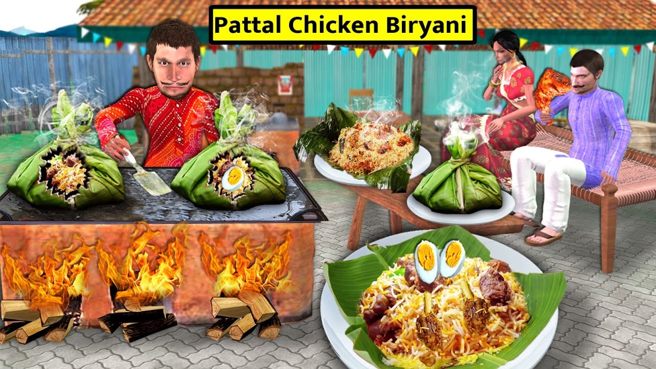 Delhi Ka Pattal Wala Chicken Biryani Recipe Chicken Fry Street Food Hindi Kahaniya New Moral Stories