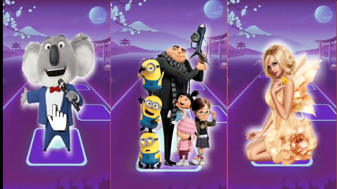 Tiles hop Little Angels_Friends vs Despicable Me 4 vs Sing 2 ARENA